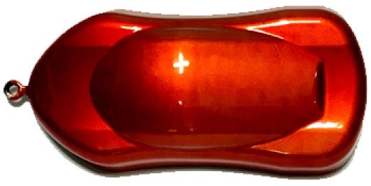 엘카 쉐도우 크롬 + 캔디 오렌지 색상